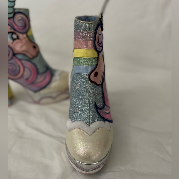 Daisy Dreams Boots- Irregular Choice- Taylor Swift - Unicorn Glitter- Size 8 - Picture 12 of 13